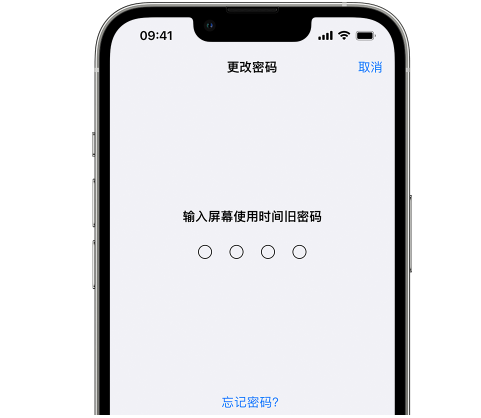 咸宁iPhone屏幕维修分享iPhone屏幕使用时间密码忘记了怎么办 