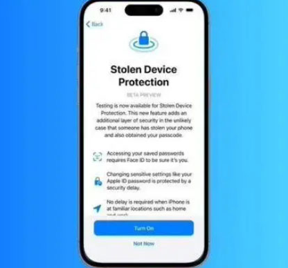 咸宁苹果授权维修店分享被盗设备保护功能开启方法 