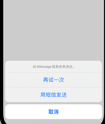 咸宁apple维修iPhone上无法正常发送iMessage信息