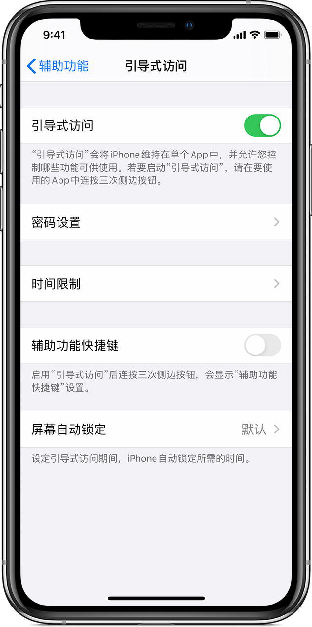 咸宁苹果手机维修分享如何在 iPhone 上退出引导式访问 