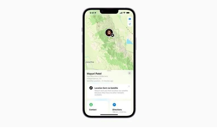 咸宁苹果14维修分享iPhone14系列中 FindMy功能通过卫星分享位置方法教程 