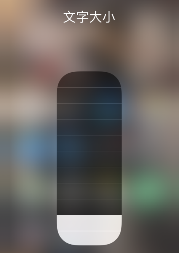 咸宁苹果手机维修分享小技巧：在 iPhone 控制中心快速调节字体大小 