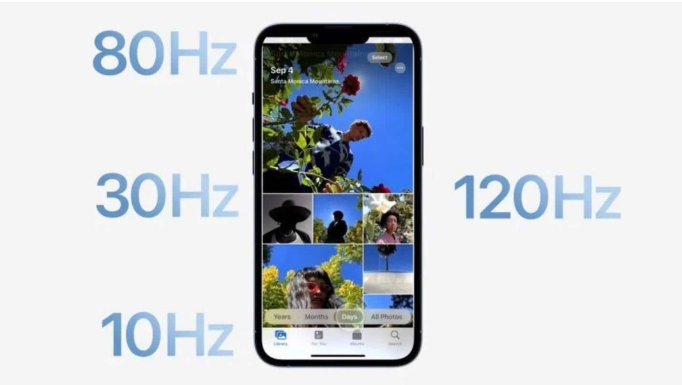 咸宁苹果14维修分享iPhone 14有高刷吗 